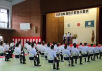 「鹿児島県消防学校　第８５期消防職員初任教育　卒業式」